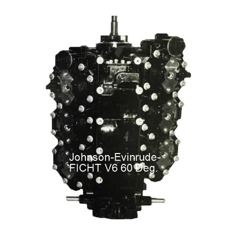 Johnson-Evinrude Outboard FICHT Powerhead V6 60-Deg. 135, 150, 175 hp