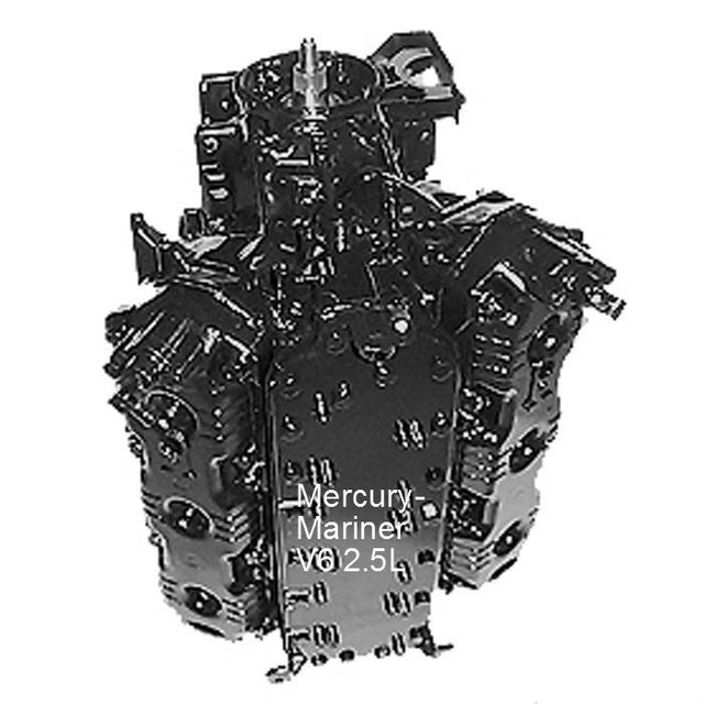 Mercury Outboard Powerhead V6 2.5L CARB, EFI, DFI, & OPTIMAX 175 hp 1992-2010