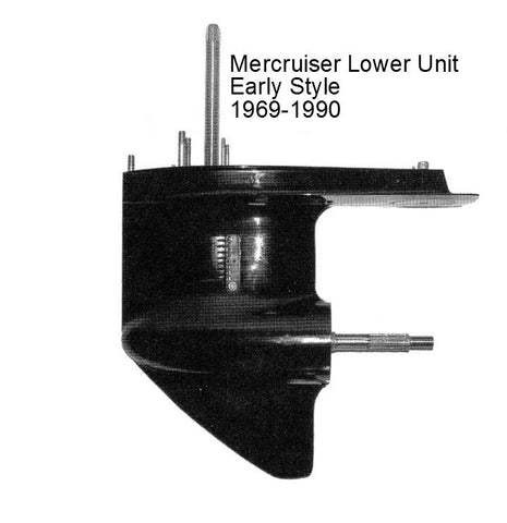 Mercruiser Sterndrive Lower Unit 4 - 6 - 8 cyl. 1969-1990