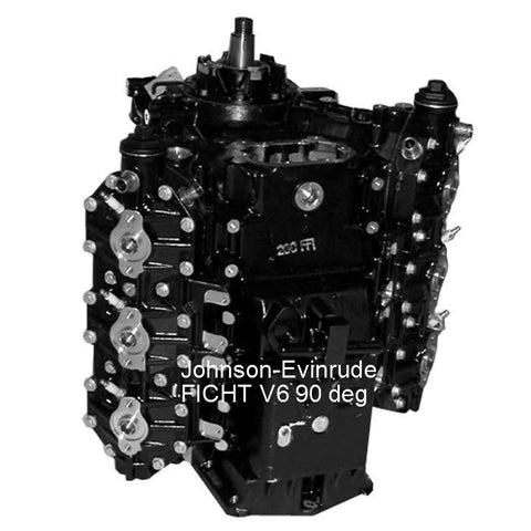 Johnson-Evinrude Powerhead FICHT 90-Deg. 200-250 HP
