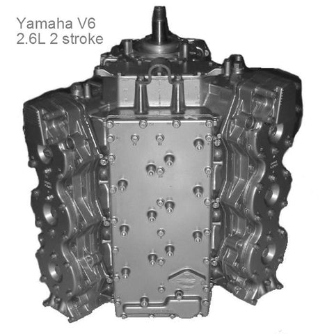 Yamaha Outboard Powerhead V-6 2.6L 2-Stroke 150-200 HP 1996-2006